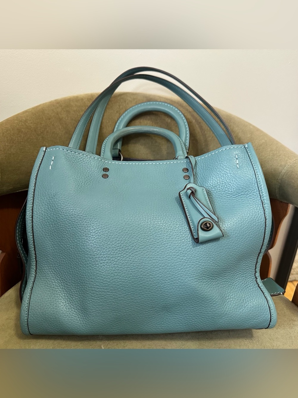 Coach 1941 Rogue Pebbled Leather Purse